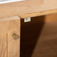 Buffet en bois à 2 portes Vandana Falcon Arion avec rangement élégant pour les intérieurs de maisons modernes