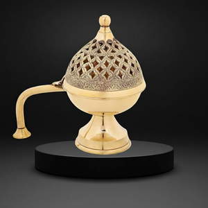 Quemadores de Incienso de Latón, Ecológicos, Decorativos con LED, para el Hogar, Meditación y Estabilidad, Más Vendidos - Product Image 1