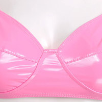 Soutien-gorge bralette en cuir de luxe respirant et à séchage rapide pour femme grande taille, maintien élevé, sans bretelles, avec logo frontal, idéal pour le yoga