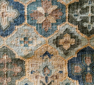 Tapis d'intérieur moderne en jute fait main à motif géométrique |   Kilim écologique, antibactérien, adapté aux animaux, antidérapant, à poils ras et fin - Product Image 5