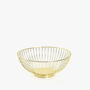 Corbeille à fruits en métal pour comptoir, organiseur de fruits, corbeille à fruits en fil métallique rose gold nordique pour centre de table, décoration de maison - Product Image 2