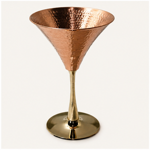 Custom 100% Pure <b>Copper</b> Hammered Martini <b>Cup</b> Metal Wine Goblet Tarnish Resistant Drinkware Set For Restaurant And Pub Barware - Product Image 1