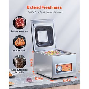 Machine à vide compacte 260W pour aliments humides, viandes et marinades – Scelleuse sous vide efficace de 1ère génération - Product Image 2