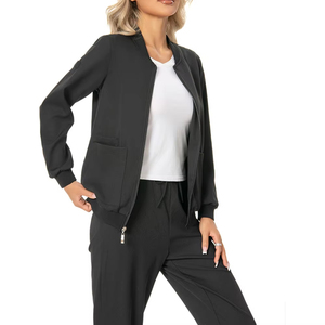 Uniformes Médicos de Alta Calidad al por Mayor, Uniformes de Enfermería Modernos de Manga Larga y Elásticos para Mujer - Product Image 3
