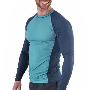 Premium <b>Men</b> Rash Guard Quick Dry UV Protection Long Sleeve <b>Compression</b> <b>Shirt</b> Custom Logo Breathable Polyester Swimming - Product Image 3