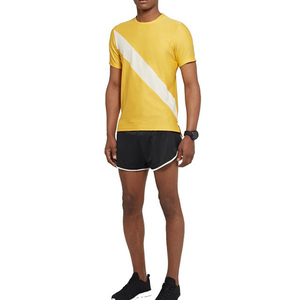 High Demand <b>Men's</b> Split <b>Shorts</b> with Pouch Wholesale Custom Athletic Quick Dry Breathable <b>White</b> Trim Running Split Gym <b>Shorts</b> - Product Image 6