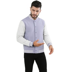 Chaqueta Universitaria de Lana Cálida de Invierno Personalizada al por Mayor, Chaqueta Universitaria con Letras Bordadas en Chenilla de Alta Calidad - Product Image 1