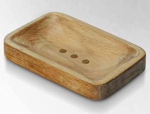 Support à Savon en Bois Premium Fait Main, Plateau de Drainage en Bois Naturel pour Savon de Bain, Accessoire de Décoration Rustique pour Salle de Bain et Maison - Product Image 2