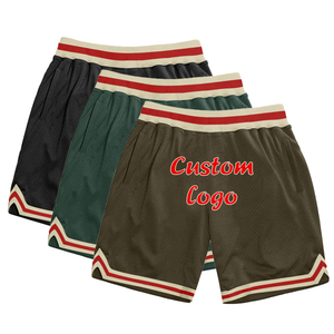 Double <b>Layer</b> Premium Quality Custom Fully Sublimation Solid High Street Breathable Quick Dry Men's Plus Size Basketball Shorts - Product Image 3