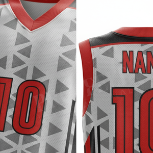 Competition Latest Style Sleeveless Basketball Jersey for Youth OEM ODM Sublimated Athletic Sportswear Manufacturer Shorts Set - Product Image 4