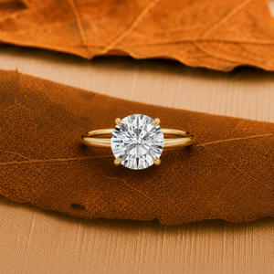 Premium 2CT Round Brilliant Cut Lab Diamond Engagement <b>Ring</b> 10K 14K Solid Gold IGI Certified Women's Solitaire Fine Jewelry - Product Image 3