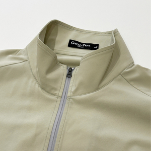 Chaqueta Casual de Cuello Alto, Softshell, con Estampado de Letras, Impermeable, con Cierre de Cremallera Bidireccional, para Verano - Product Image 4