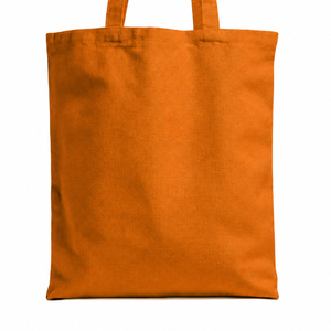 Sac à longue poignée de style nouveau pour le shopping, couleur unie personnalisée et simple, en tissu de coton pour les courses. - Product Image 6