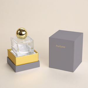 Boîte de parfum de luxe personnalisée avec doublure en éponge, emballage en carton rigide, pelliculage mat, impression de logo personnalisée, base et couvercle. - Product Image 1