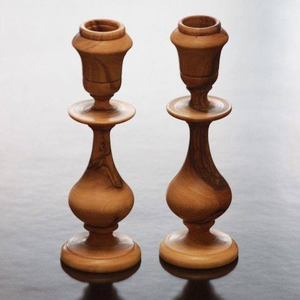 Support de bougie décoratif en bois de manguier de forme personnalisée, best-seller, grand support de bougie pour table, par MULTI CRAFT - Product Image 6