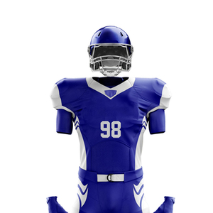 Uniforme de Fútbol Americano Personalizado de Alta Calidad con Cuello en V y Diseño de Color Sólido - Product Image 5