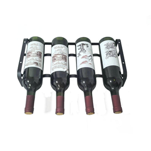 Basics - Botellero Metálico Apilable para 4 Botellas, Base para Almacenamiento de Vino, Soporte de Exhibición - Product Image 2