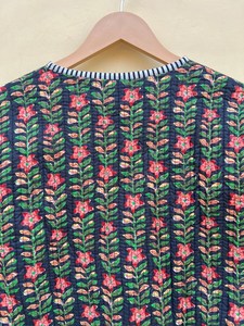 Edredón Acolchado Hecho a Mano en India por Vertexindiacorp, 100% Algodón Ecológico, Antiarrugas, Transpirable, de Secado Rápido, con Bolsillo Frontal, para Otoño/Invierno - Product Image 4