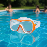Gafas de Natación Wave Rider de Policarbonato con Lentes de PC, Rendimiento Premium, Impermeables, Ajuste Universal, Hechas en China
