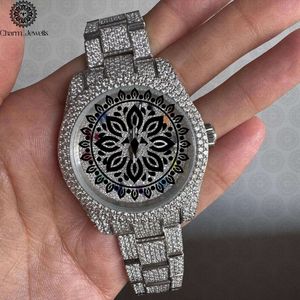 Montre de Luxe Charmante en Acier Inoxydable 40mm, Cadran Analogique, Verre, Mouvement Mécanique Automatique, Date, Étanchéité 10 ATM, Bouton Poussoir, Tendance Homme - Product Image 1