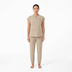 Vêtements de travail médicaux pour femmes, uniformes chirurgicaux, vêtements d'infirmière, logo personnalisé, ensemble pour hôpital et soins de santé, vente en gros - Product Image 6