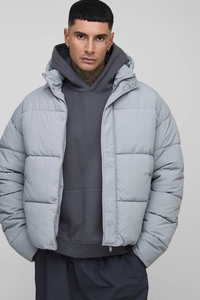 Chaquetas Acolchadas con Capucha y Logotipo Personalizado, Chaquetas de Invierno Casuales de Alta Calidad, Ropa de Calle Transpirable para Hombre - Product Image 6