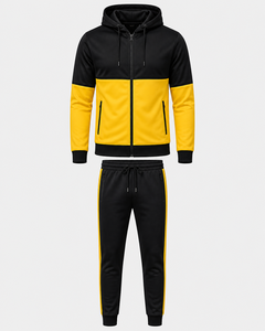 High Quality Men Hip Hop Streetwear Windbreaker <b>Jacket</b> Double Zipper Oversized <b>Track</b> <b>Jacket</b> Hooded Two Tone Color Breathable - Product Image 5