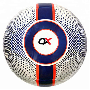 Ballon de football officiel Oxva Industries en PVC de haute qualité, durable, imperméable, séchage rapide, respirant, pour l'entraînement estival et hivernal - Product Image 1