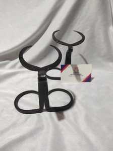 Soporte de Hierro con Acento de Cuerno de Búfalo Pulido Estilo Nórdico, Ideal para Banquetes Medievales, Cultura Vikinga, por Indian Arts - Product Image 3
