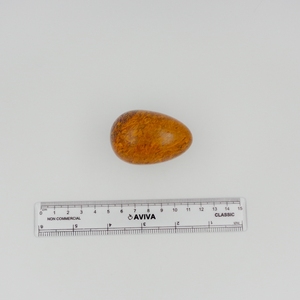 Œuf de jaspe naturel Mariam, pierre de guérison polie, pierre précieuse décorative pour la méditation Reiki. - Product Image 6