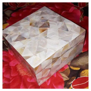 กล่องเก็บของลายหินอ่อนโบราณสุดหรูหรา ประดับด้วยหินมุกธรรมชาติ ของสะสมงานศิลปะ ทนทาน ทำด้วยมือ เหมาะเป็นของขวัญ - Product Image 2