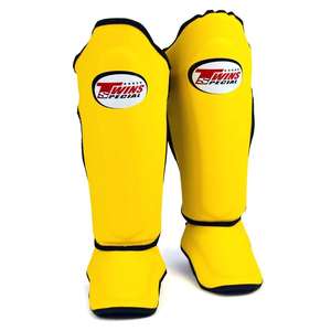 Espinilleras Profesionales Premium Hechas a Medida para Boxeo y Muay Thai, Entrenamiento de MMA, Artes Marciales, Espinilleras Twins para Boxeo - Product Image 3