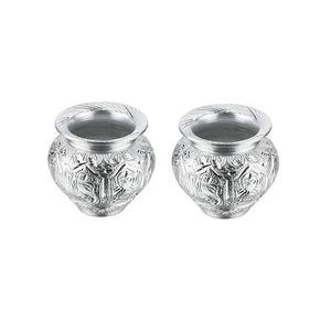 Recipiente de Agua Bendita Tradicional Hecho a Mano de Latón Dorado Antiguo, Impermeable, para Ceremonias de Pooja Kalash, Regalo, Uso en Exteriores - Product Image 1