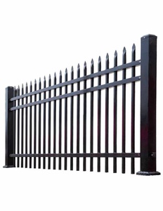 6 Feet Wrought Iron Anti-Theft Security Fence Panel Spear Shape Picket Powder Coated Galvanized Waterproof Easily Assembled - Product Image 6