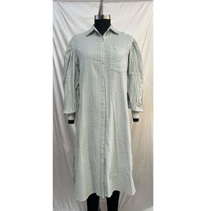 Vestidos Midi de Manga Larga con Estampado de Rayas Vintage Europeos y Americanos 2026 para Mujer, para Primavera y Otoño, Compre Directamente del Proveedor - Product Image 4