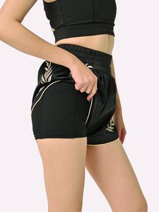 Pantalones Cortos de Muay Thai para Mujer, Precio de Fábrica, Venta al por Mayor, para Artes Marciales, Lucha, MMA, Kickboxing, Boxeo - Product Image 3