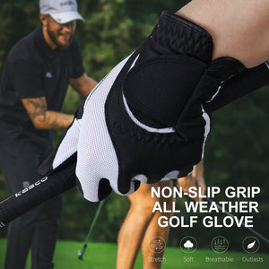 Guantes de golf de cuero genuino Cabretta de gran venta con logotipo personalizado del fabricante de guantes de golf de Pakistán - Product Image 4