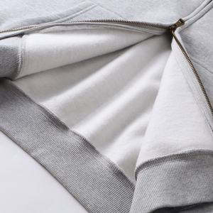 เสื้อฮู้ดซิปผู้ชายคุณภาพสูง ปี 2026 ผ้าฝ้ายฟลีซ 100% ระบายอากาศได้ดีและแห้งเร็ว - Product Image 6