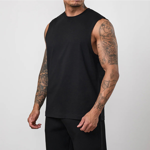Custom Logo High Quality <b>Men's</b> Sports <b>Muscle</b> <b>Vest</b> <b>Men's</b> Fitness Gym Workout Running Tank Tops Sweat wicking & Eco-Friendly - Product Image 5