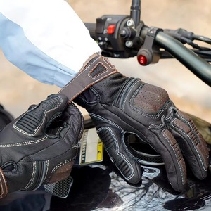 Gants de mécanicien tactiques d'hiver en cuir imperméables et isolés thermiquement avec logo personnalisé ZUMA ENTERPRISES, avec cordon de serrage - Product Image 3