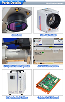 Machine de marquage laser UV de bureau pour composants électroniques de circuits imprimés, interrupteurs en plastique, câbles et électronique grand public