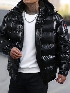 Men Winter Puffer Jacket Quilted Warm Hooded <b>Lightweight</b> Outdoor Fashion <b>Coat</b> - Product Image 3