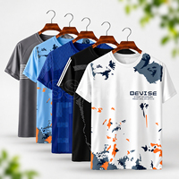 Produsen Kaos Pria Custom Tech Pack Model Drop Shoulder, Katun Organik Tebal, Potongan Boxy, Pakaian Streetwear, Mitra Pengadaan Kaos