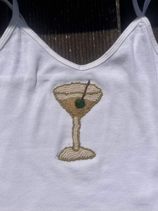 Handmade High Quality Lightweight Cotton for <b>Top</b> Beaded Sea Creatures Embroidery Sleeveless Vest Women's Summer Fashion - Product Image 3