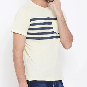 Camiseta de Hombre de Alta Calidad Hecha en Pakistán, Cuello Redondo, Manga Corta, Tela de Algodón, Ropa Casual, Diseño Moderno, Suministro al por Mayor OEM - Product Image 4