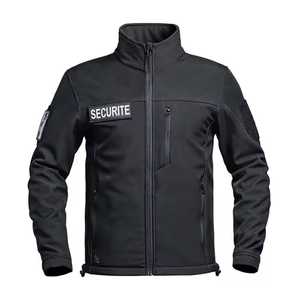 Veste de sécurité noire unie personnalisée avec veste de travail de sécurité à prix abordable OEM - Product Image 3