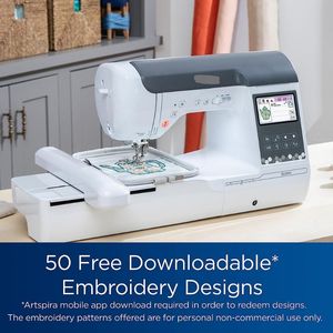 Máquina de Coser y Bordar Computarizada SE2000 con Wi-Fi, 193 Diseños Integrados y 50 Diseños Adicionales - Product Image 3