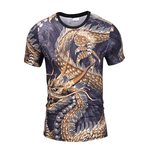 2026 Top Quality Men Sublimation Printing 100% Polyester Sports Workout Birthday Sublimation Latest Men's T-Shirts - Product Image 6