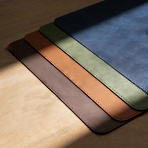 Genuine Leather <b>Mouse</b> <b>Pad</b> Gaming Desk Mat Non Slip Base Office Mousepad Smooth Surface Durable <b>Pad</b> LMP-0027 - Product Image 1