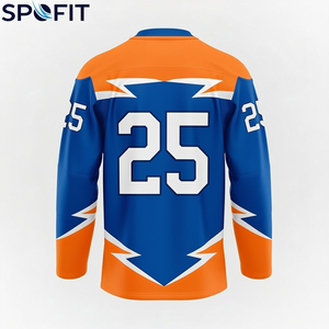 Premium Custom Ice Hockey Jersey Team Uniform OEM Sublimation Ice Hockey Jerseys for Clubs With Custom <b>Name</b> Player and Number - Product Image 2
